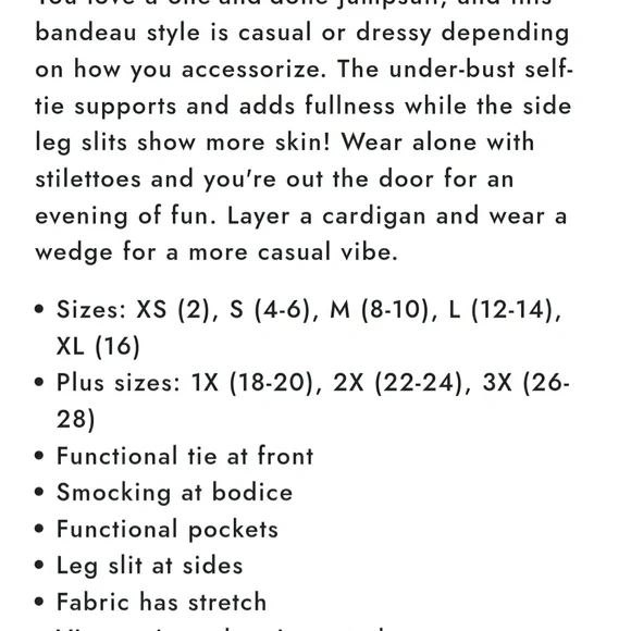 VENUS Red Strapless Jumpsuit - Picture 6 of 14